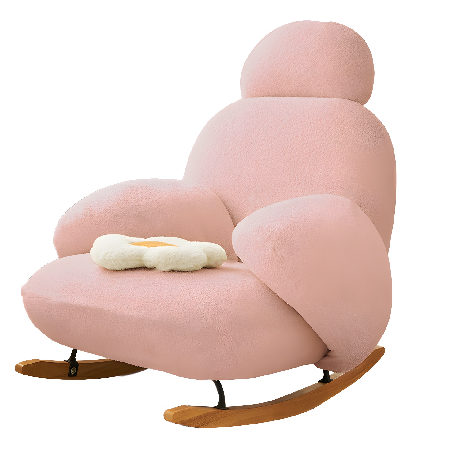 Upholstered Rocking Accent Chair | Ormau - image 7