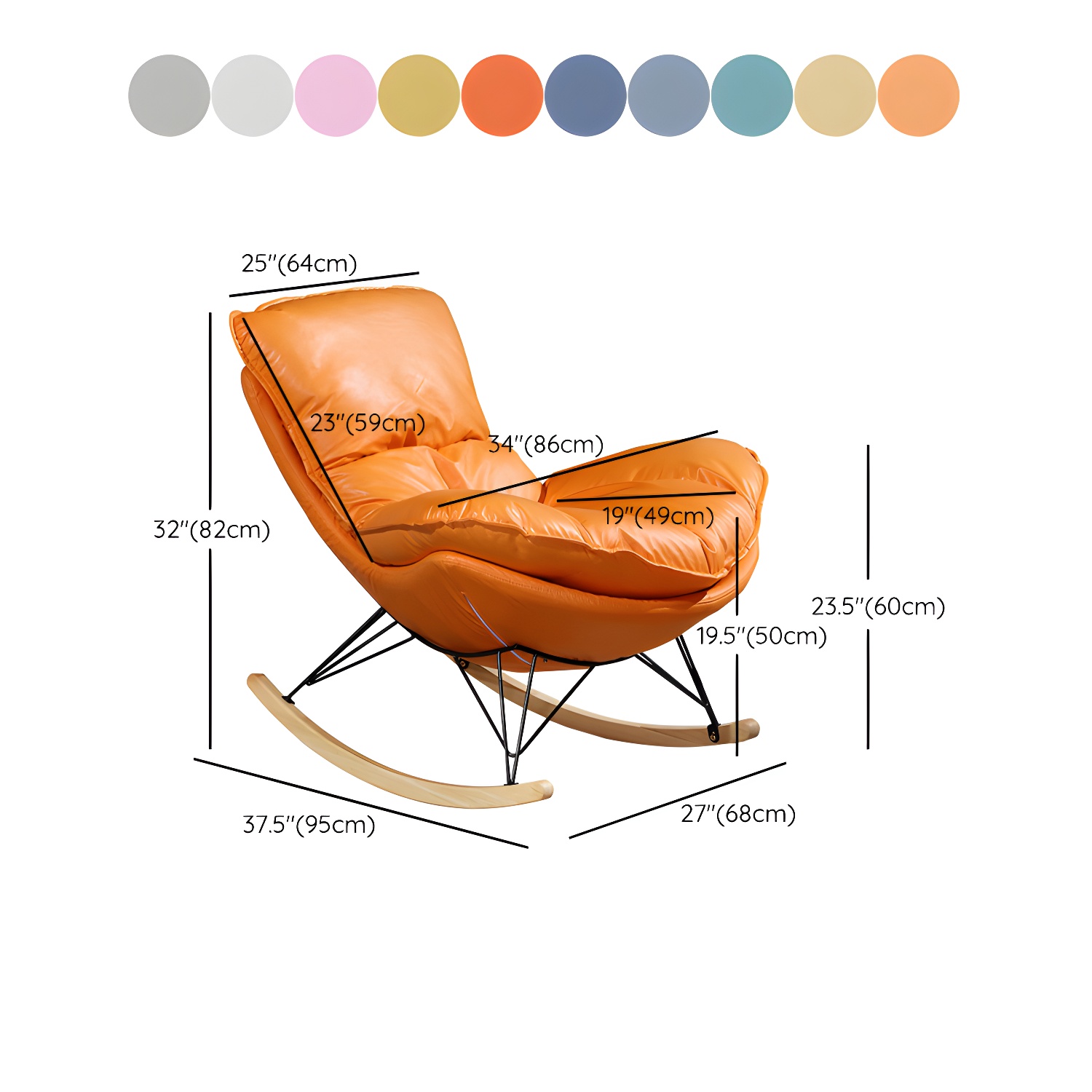 Rocking Chair & Ottoman Set | Ormau - image 16