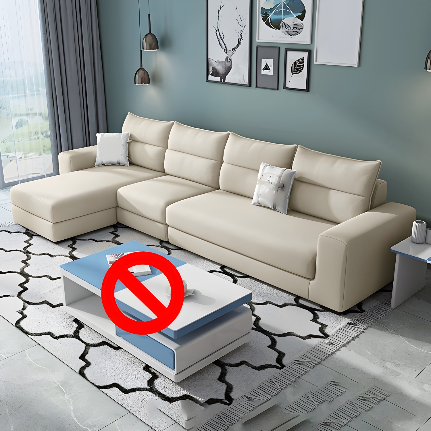 Modern L-Shape Sectional | Ormau - image 7