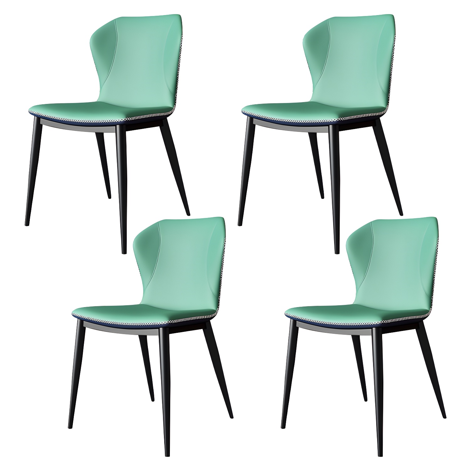 Wingback Leather Dining Chair | Ormau - image 25