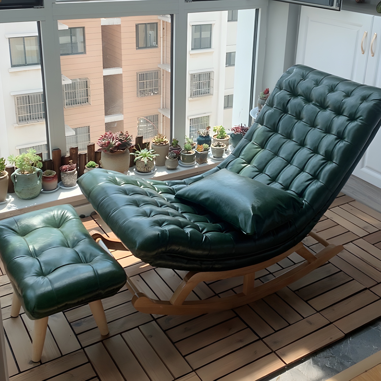 Leisure Rocker & Ottoman Set | Ormau - image 3