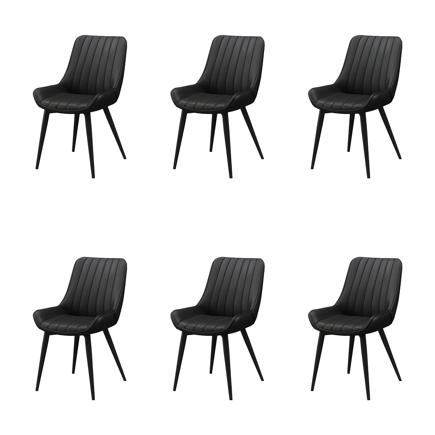 Faux Leather Dining Side Chair | Ormau - image 40