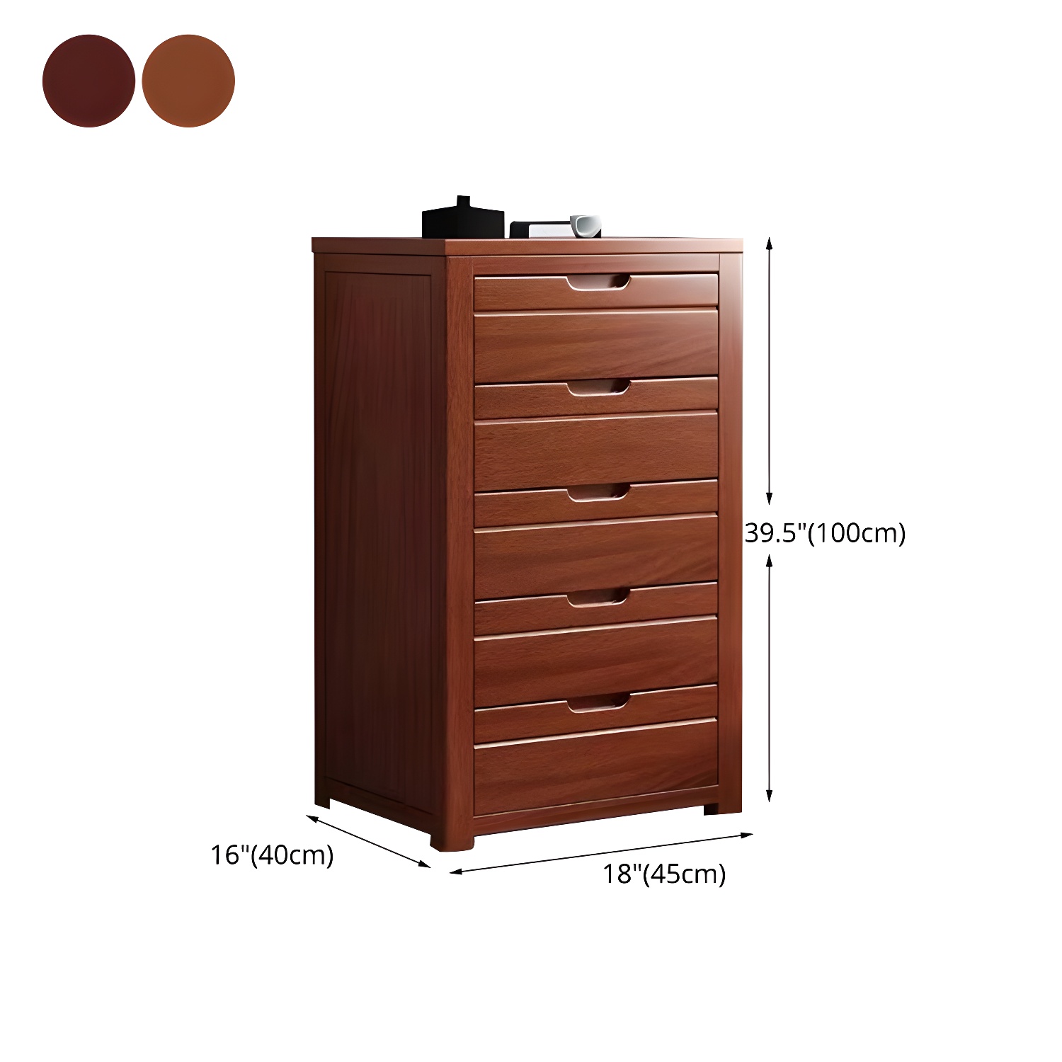 Solid Wood Vertical Dresser | Ormau - image 23