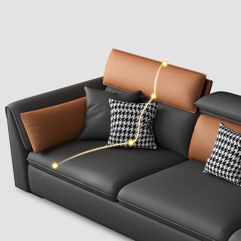 Gray Tech Cloth Sectional | Ormau - image 11