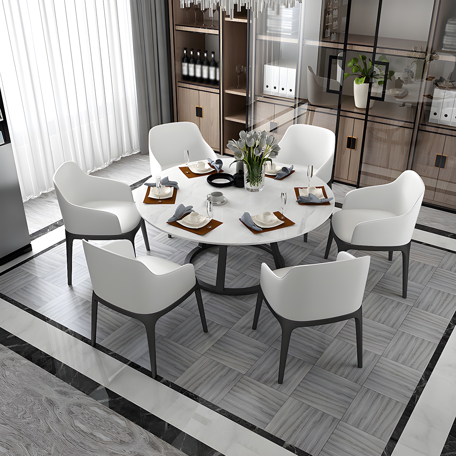 Round Stone Dining Table | Ormau - image 4