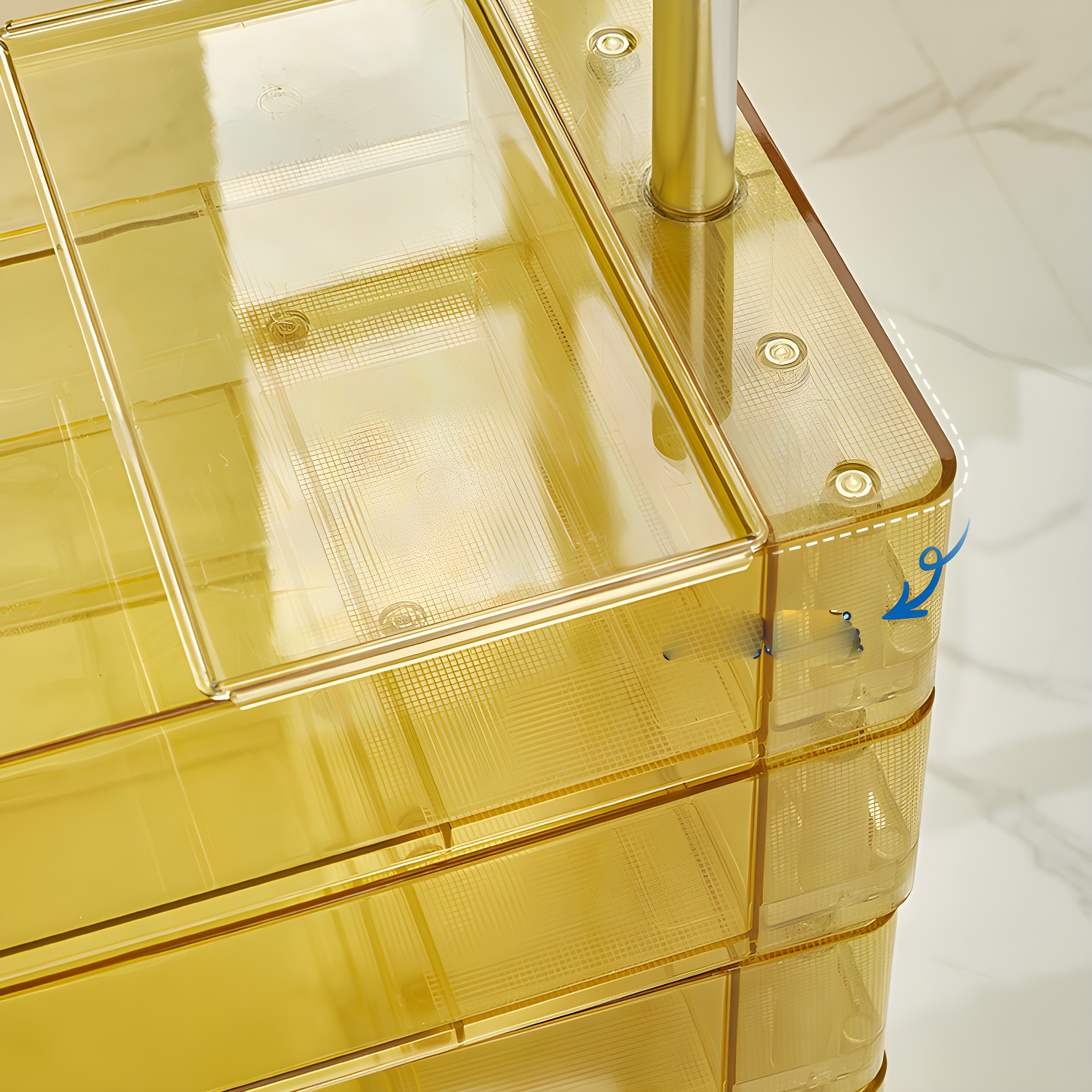 Lucent Drawer Nightstand | Ormau - image 12