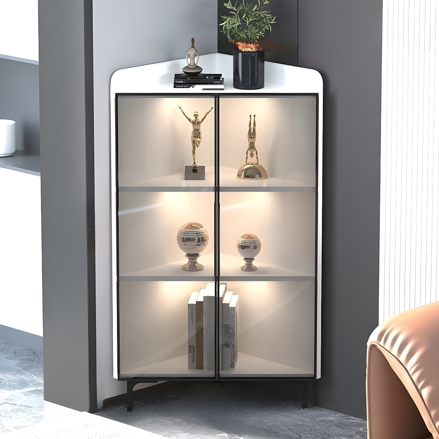 Corner Accent Cabinet | Ormau - image 27