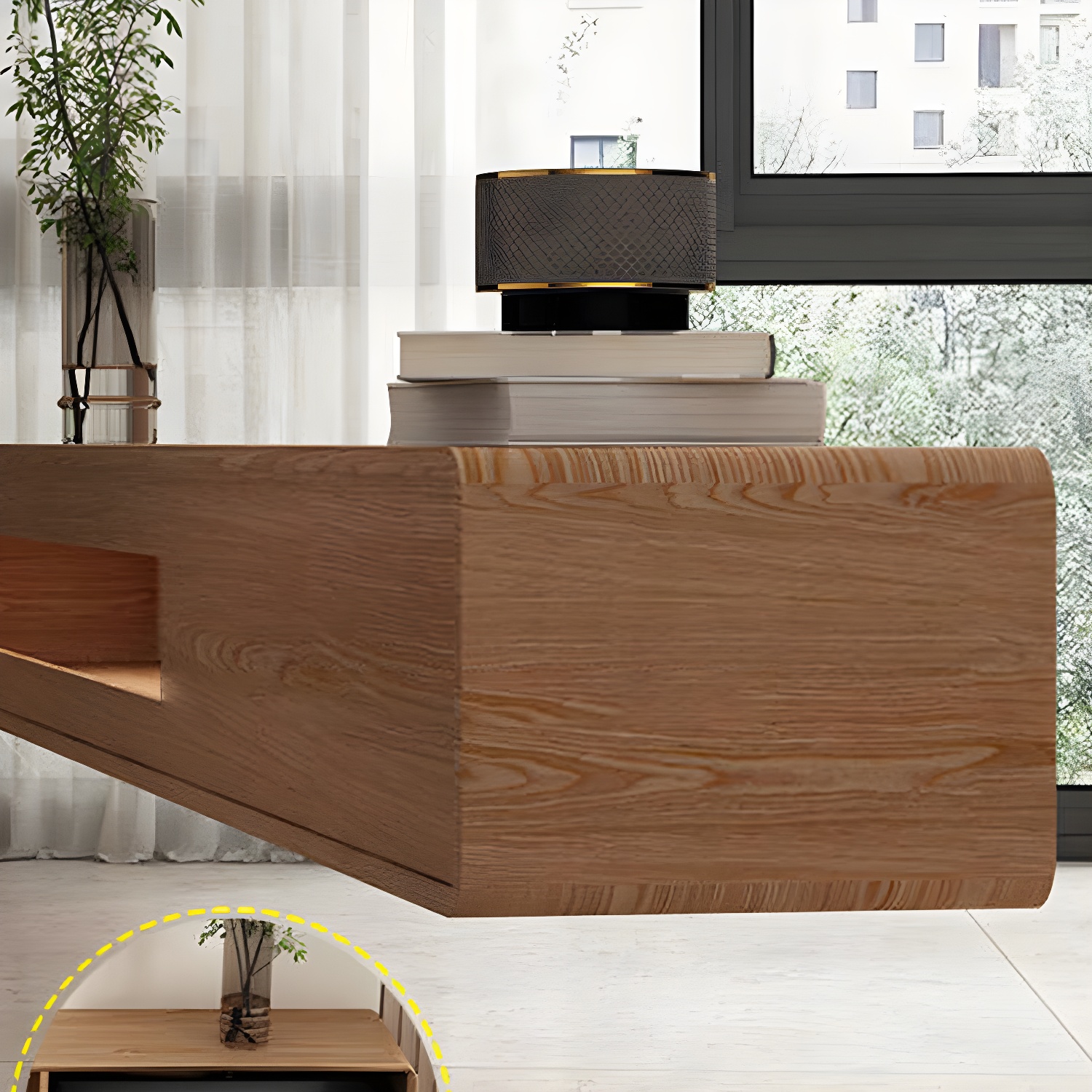 Wood Media Console | Ormau - image 8