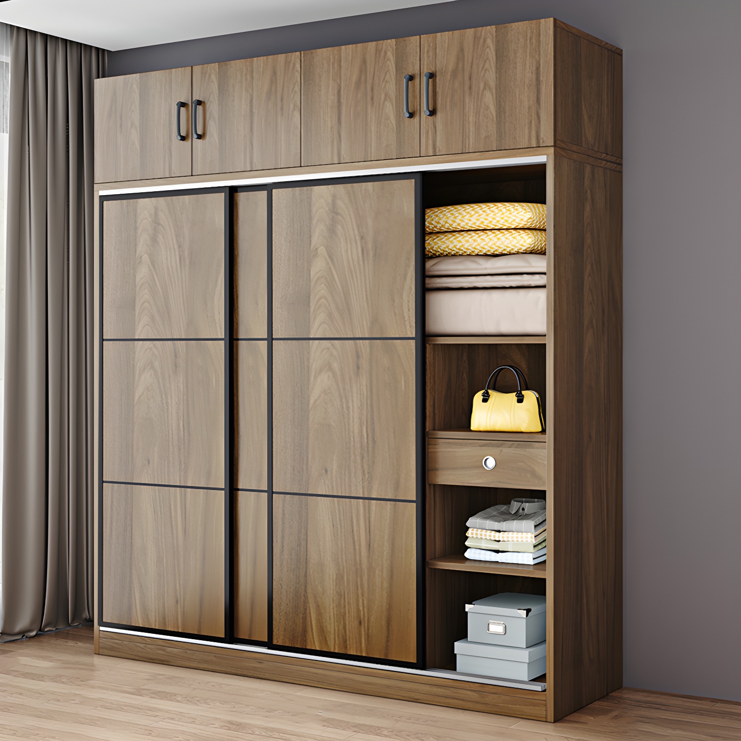 Modern Pine Wardrobe | Ormau - image 37
