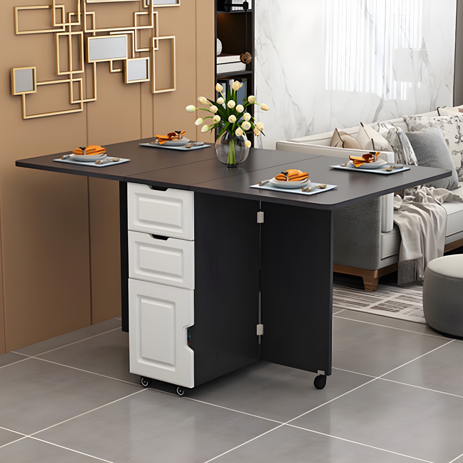 Drop Leaf Dining Table | Ormau - image 3