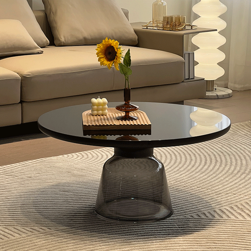 Glass Pedestal Coffee Table | Ormau - image 9