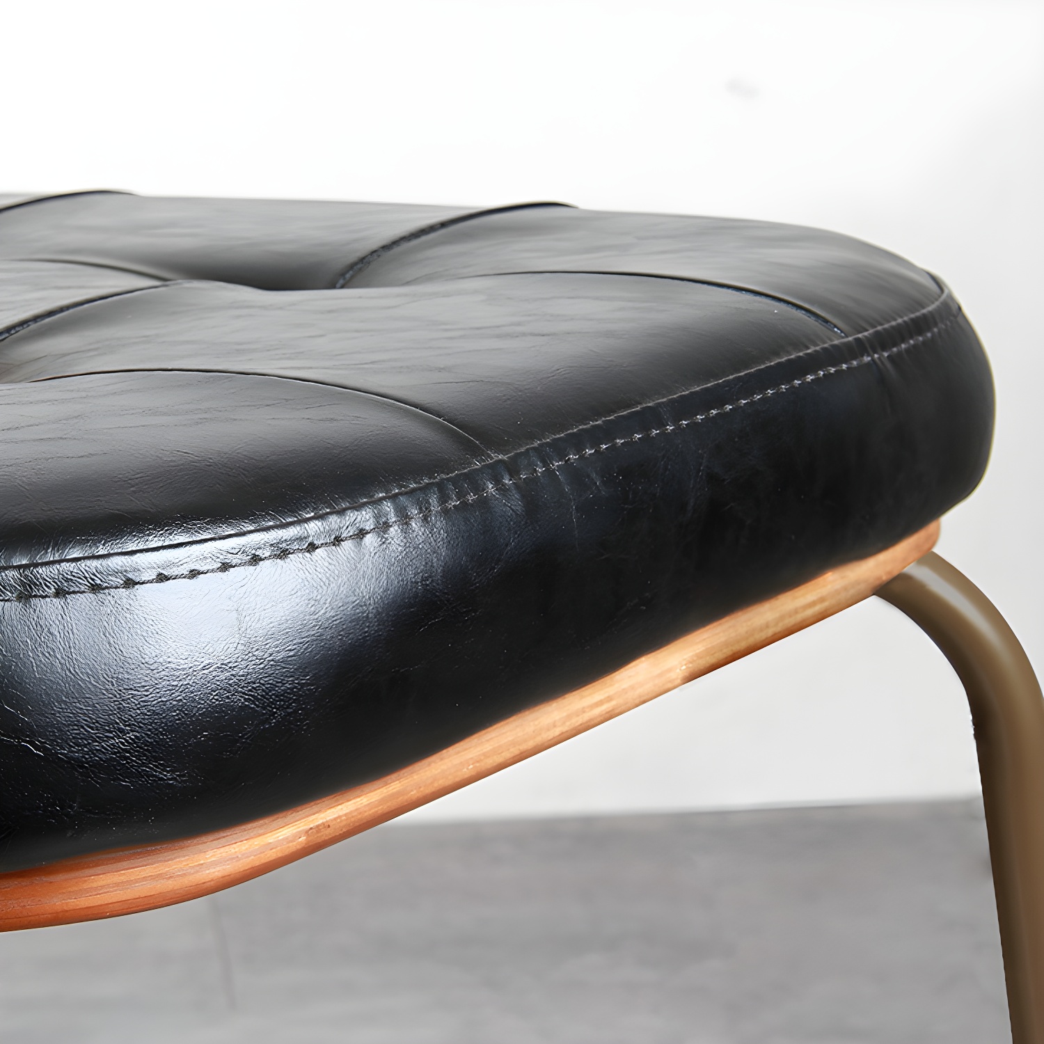 Industrial Leather Dining Chair | Ormau - image 14