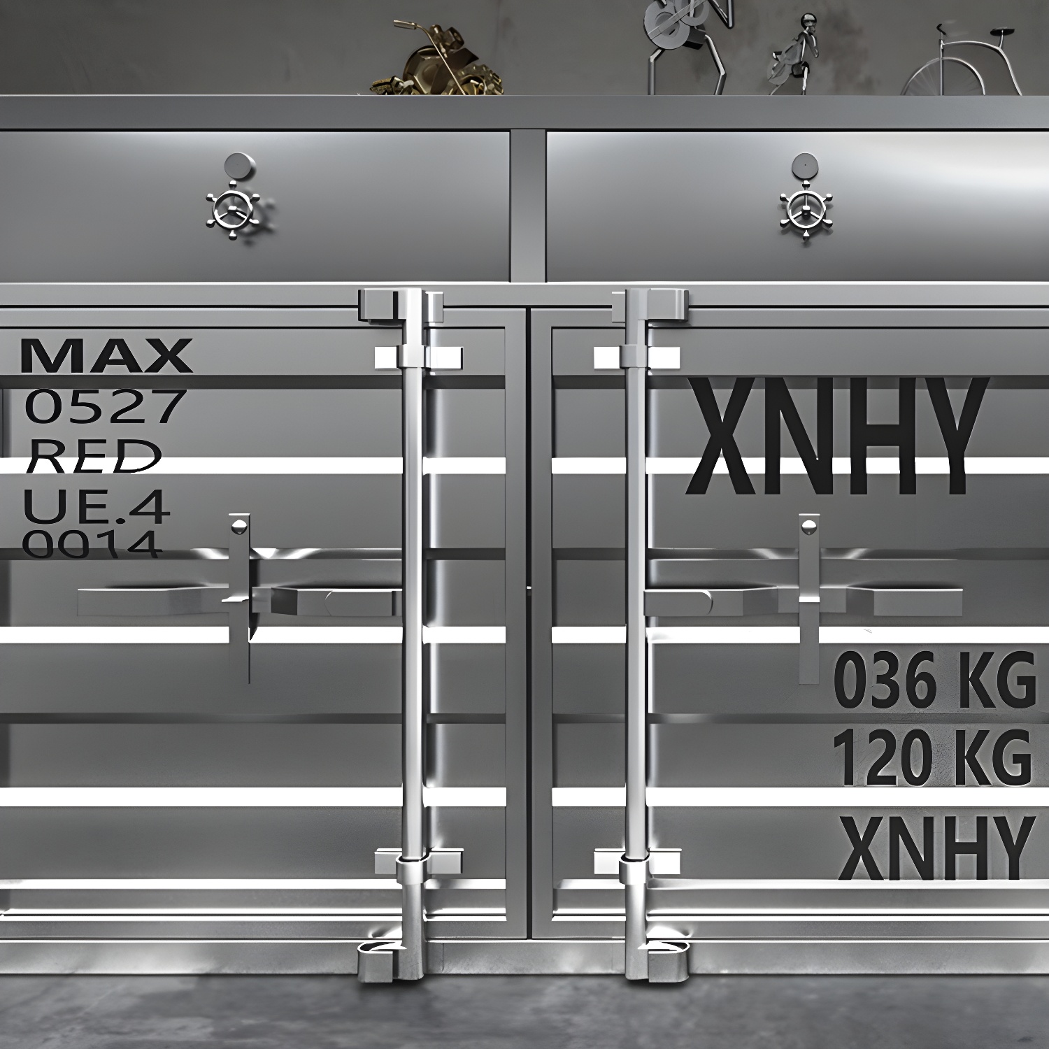 Industrial Silver Sideboard | Ormau - image 6