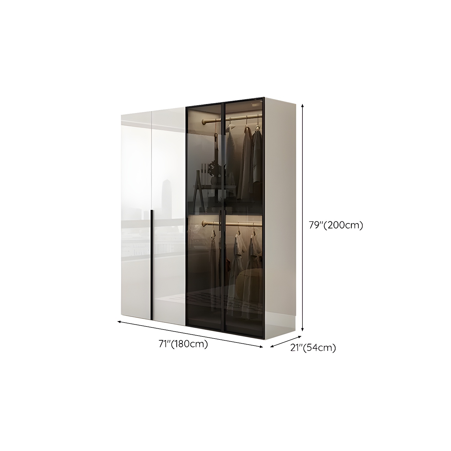 Sleek White Wardrobe | Ormau - image 13