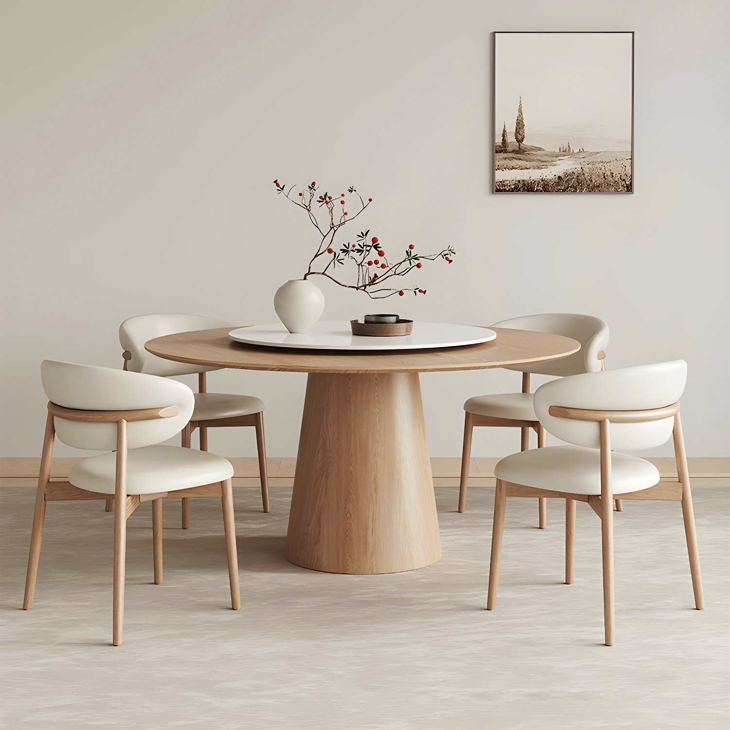 Solid Wood Dining Set | Ormau - image 1