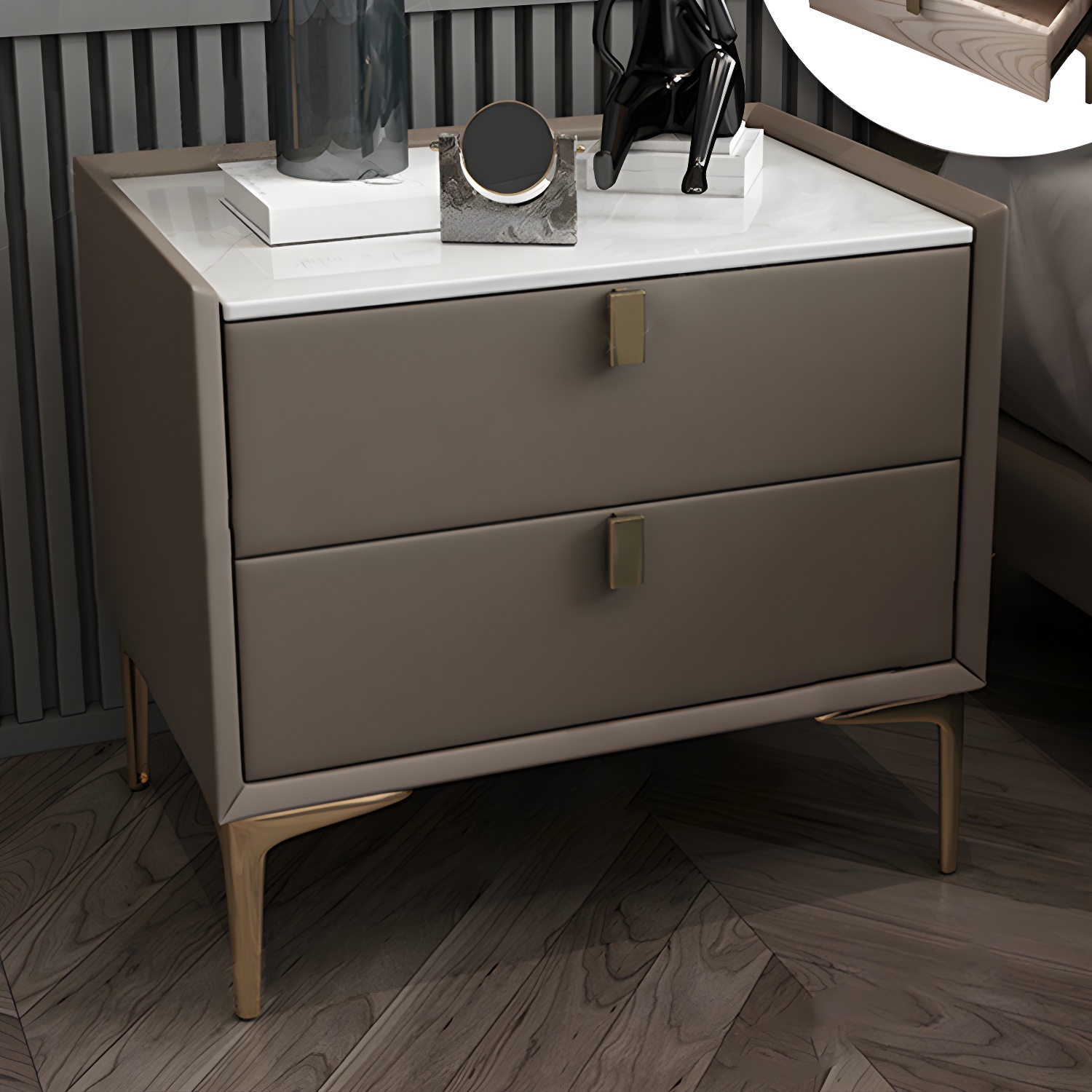 Modern Wood Nightstand | Ormau - image 37