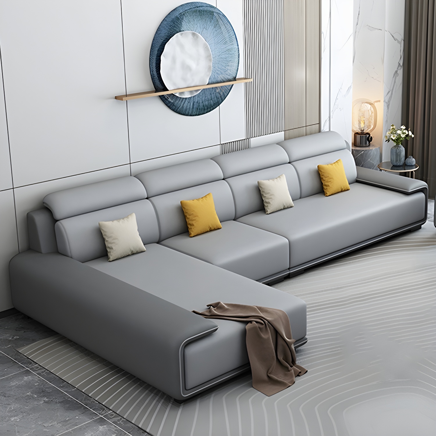Modern L-Shape Sectional | Ormau - image 6