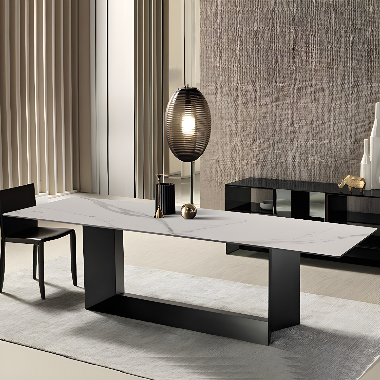 Rectangle Stone Dining Table | Ormau - image 10