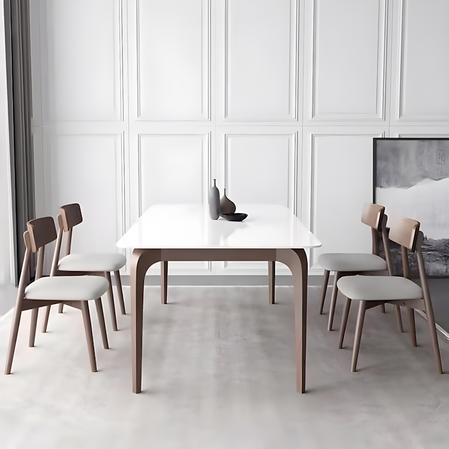 Modern Stone Dining Set | Ormau - image 1