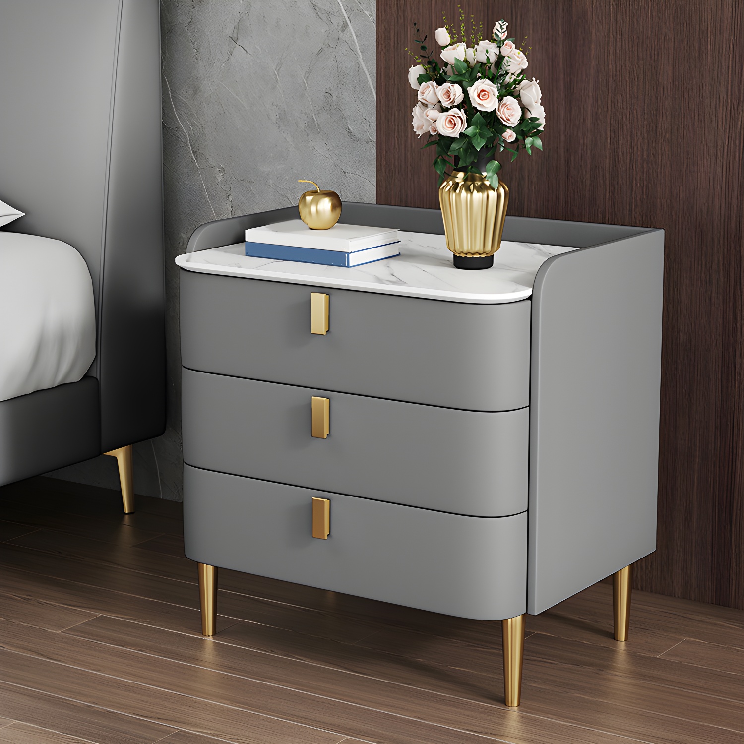 Drawer Storage Nightstand | Ormau - image 7