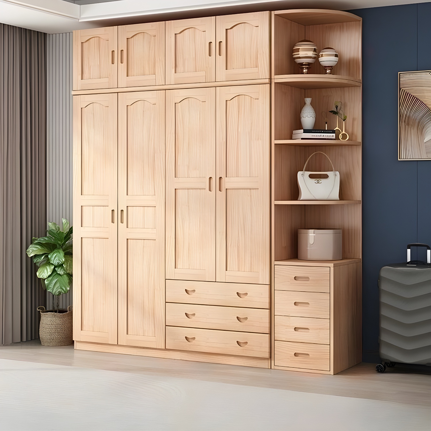 Scandinavian Wood Armoire | Ormau - image 51