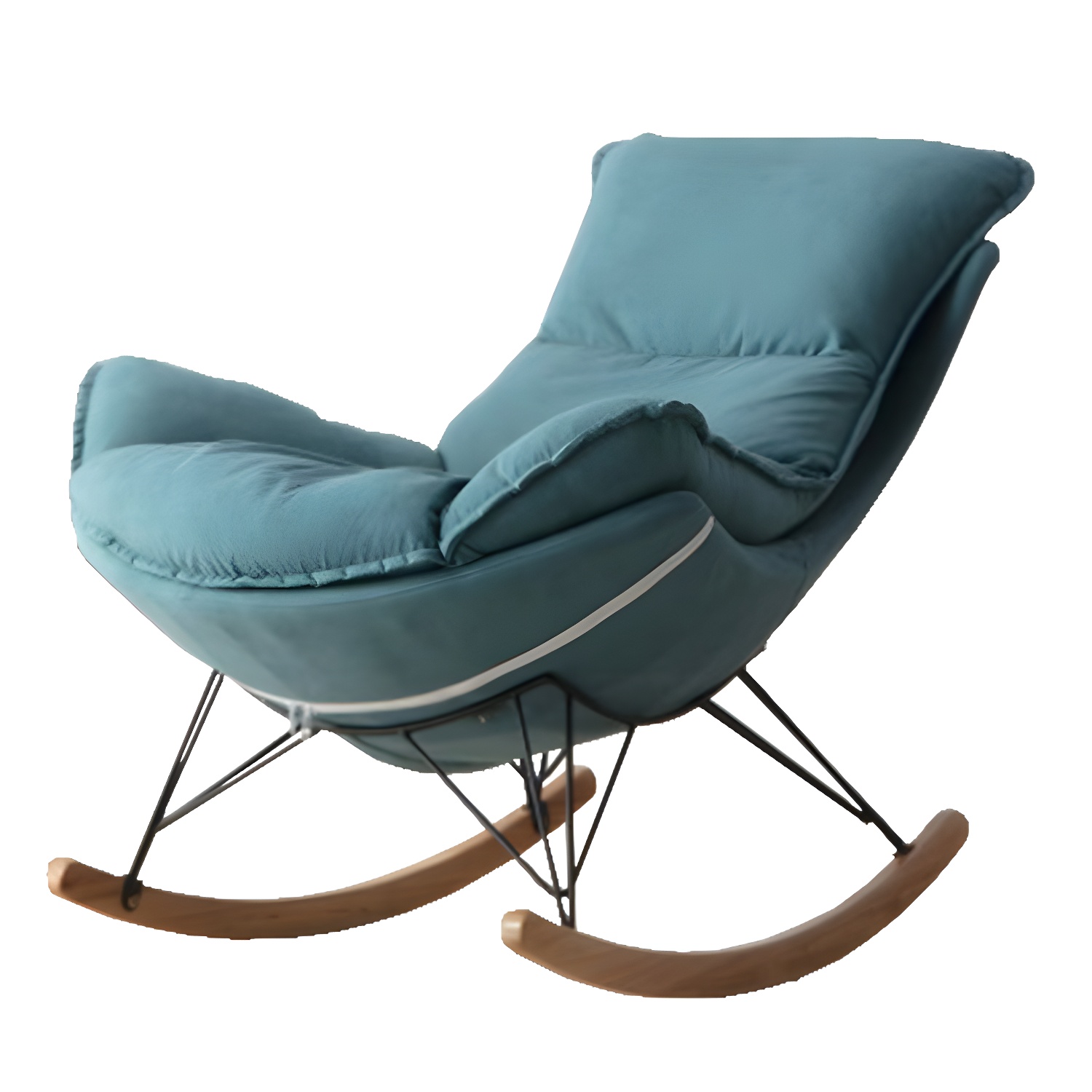 Modern Rocking Chair & Ottoman Set | Ormau - image 19