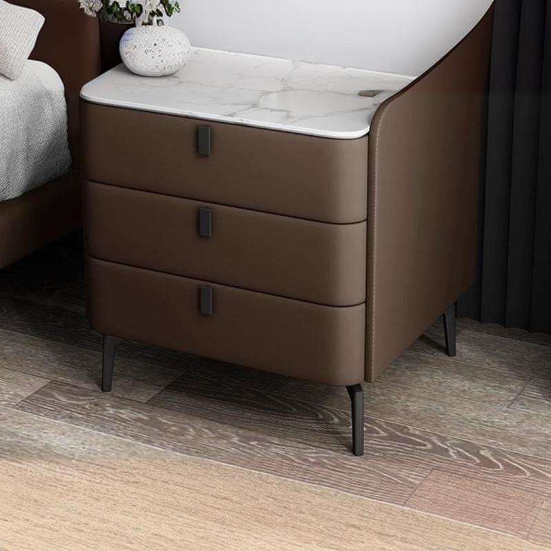Modern Stone-Top Nightstand | Ormau - image 3