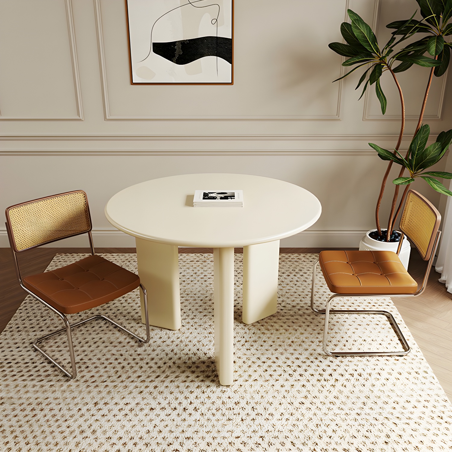 Round Wood Dining Table | Ormau - image 7