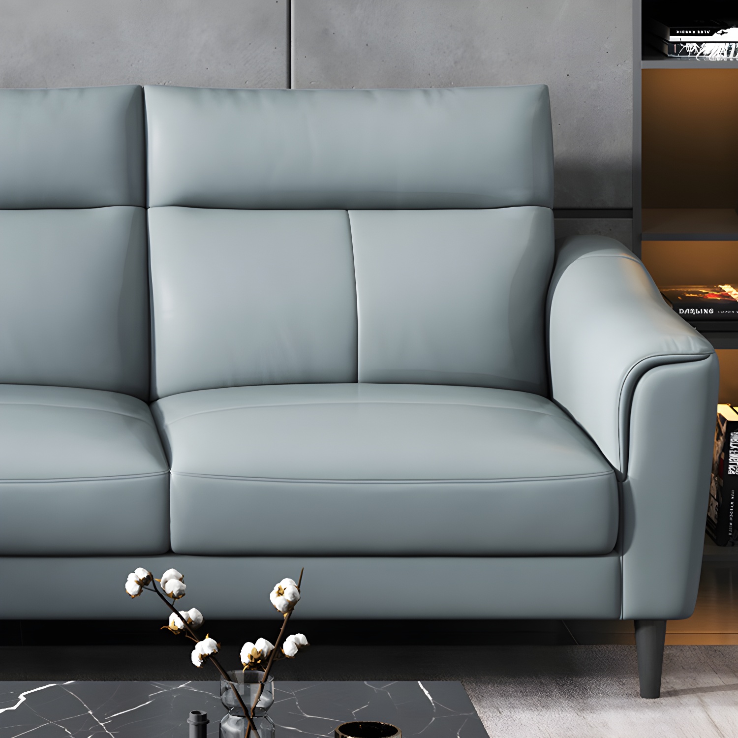 Modern Leather Sectional | Ormau - image 6