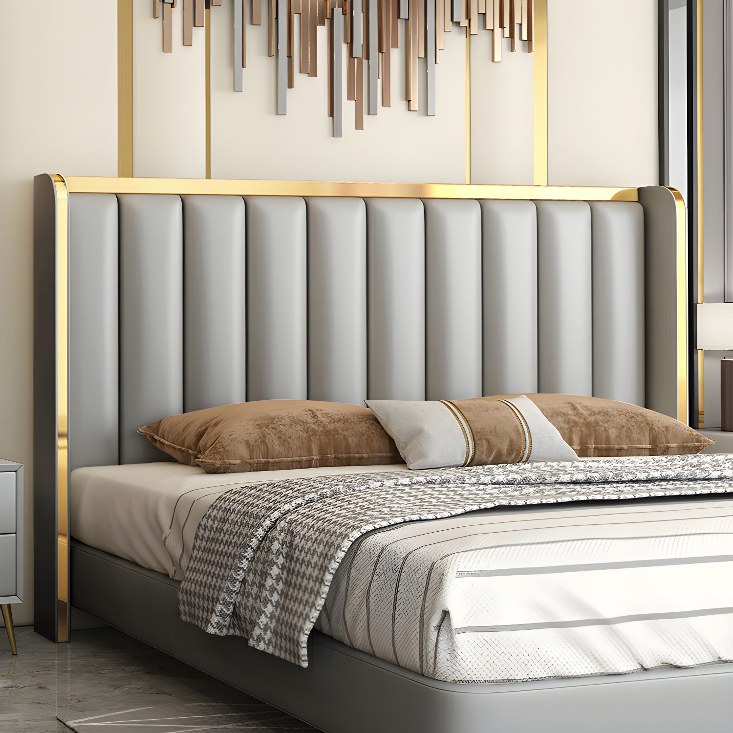 Wingback Leather Headboard | Ormau - image 13