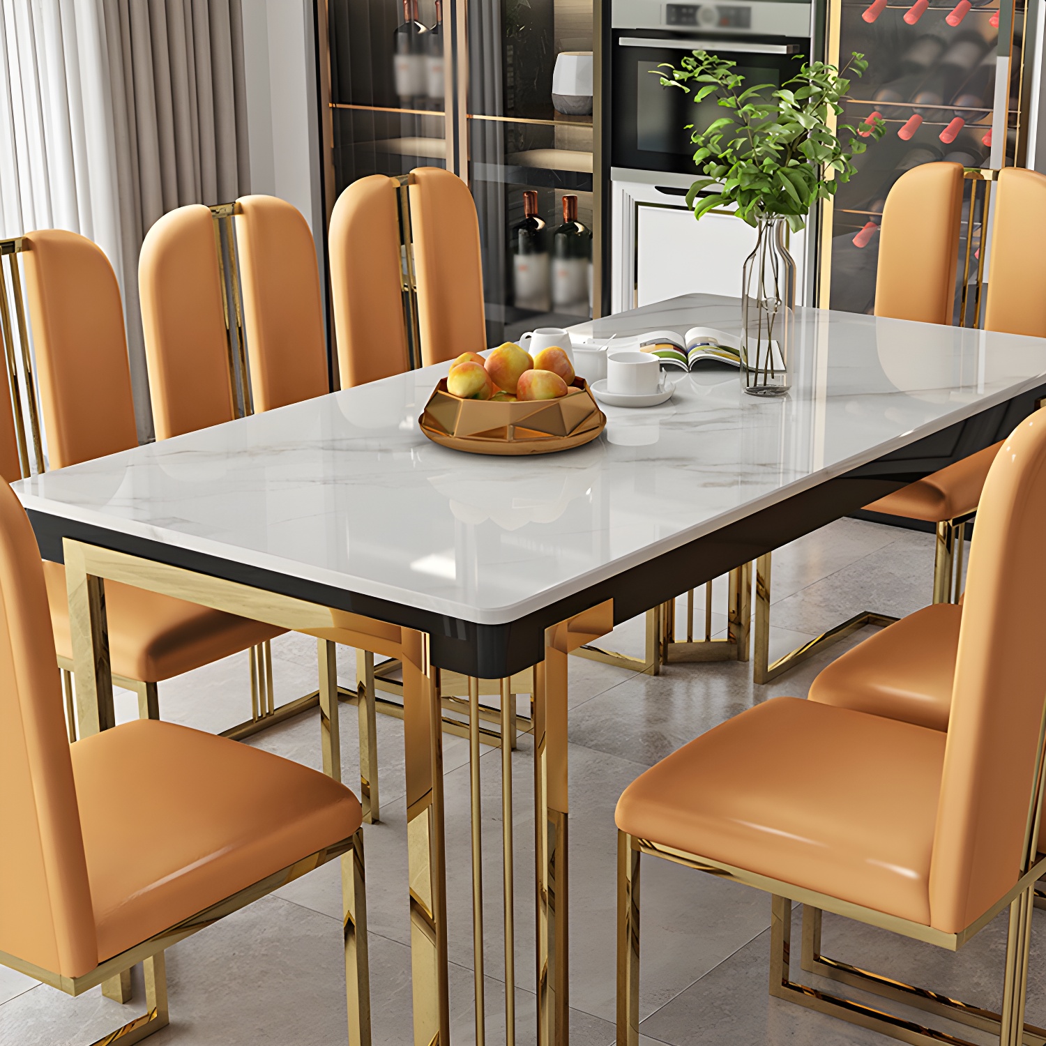 Modern Marble Dining Set | Ormau - image 6