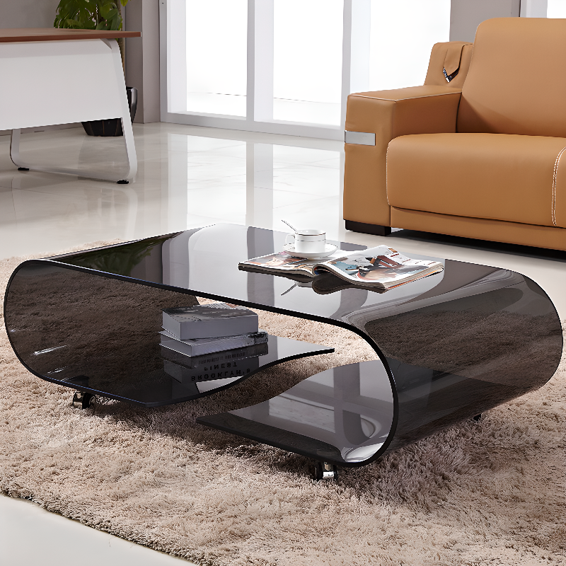Transparent Wheel Coffee Table | Ormau - image 12
