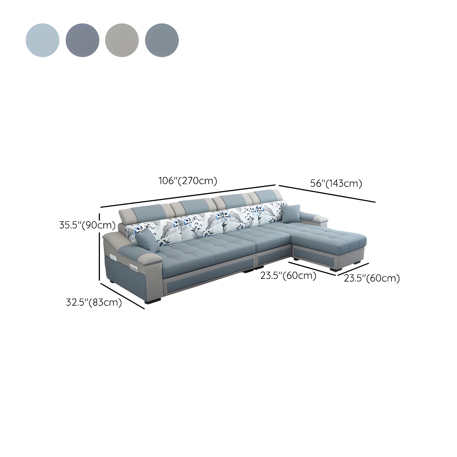 Cushion Back Sectional | Ormau - image 25