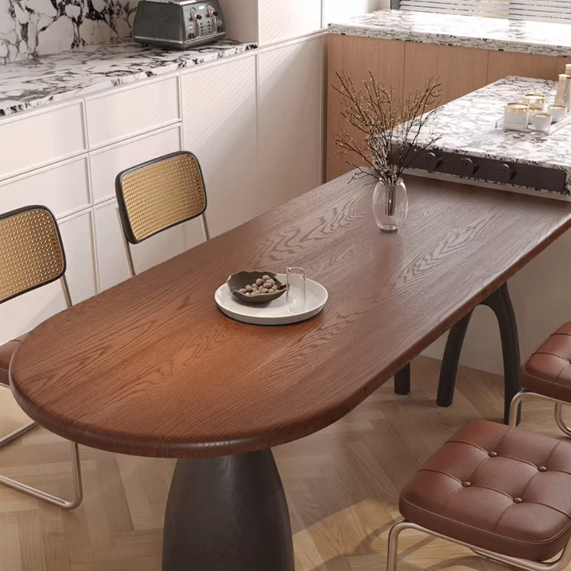Asymmetrical Wood Slab Dining Table | Ormau - image 6