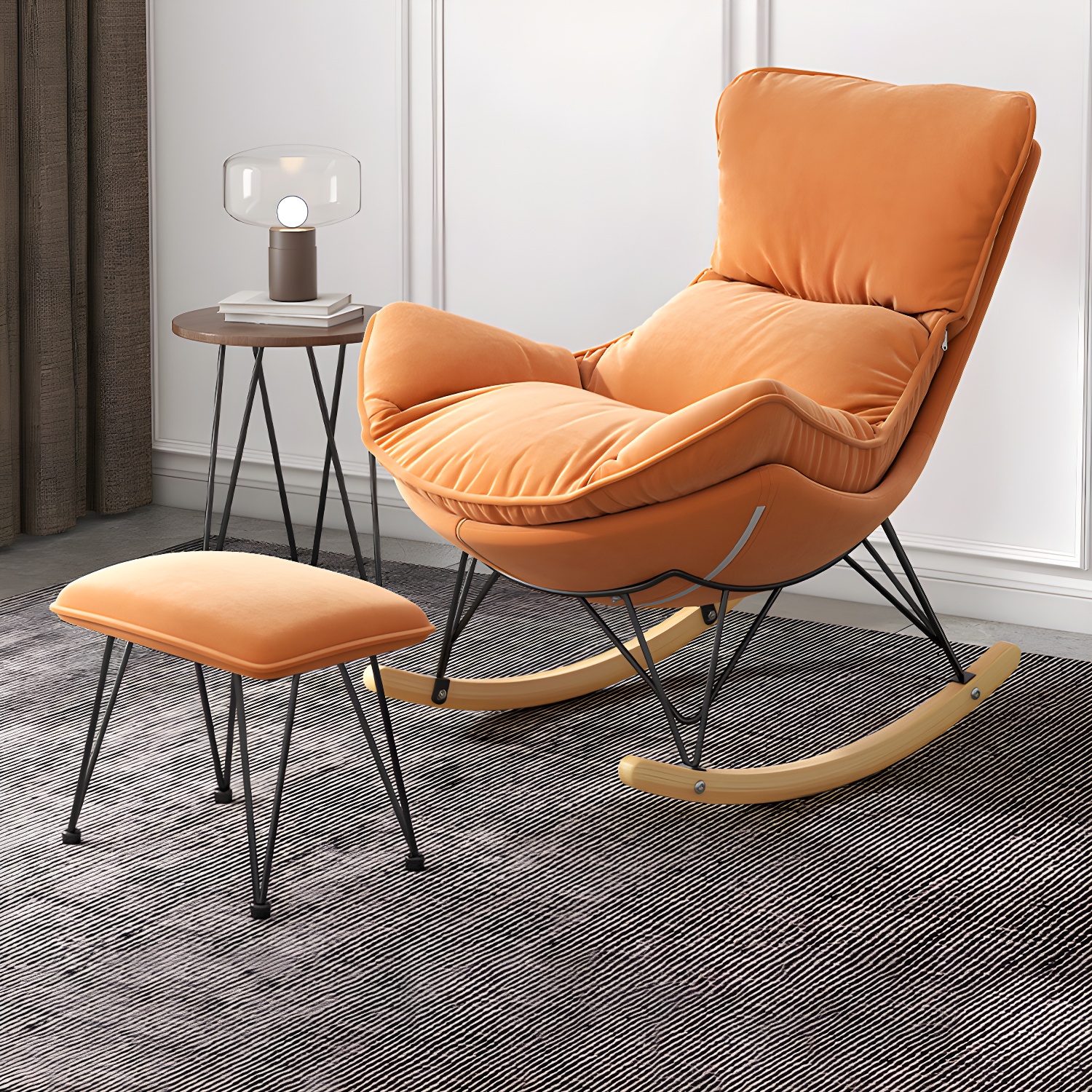Solid Wood Rocking Chair | Ormau - image 11