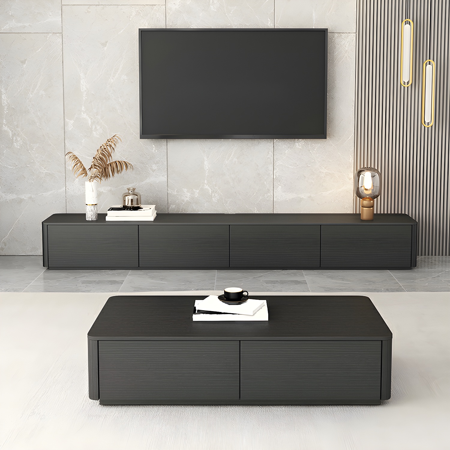 Noir Low Profile TV Stand | Ormau - image 1