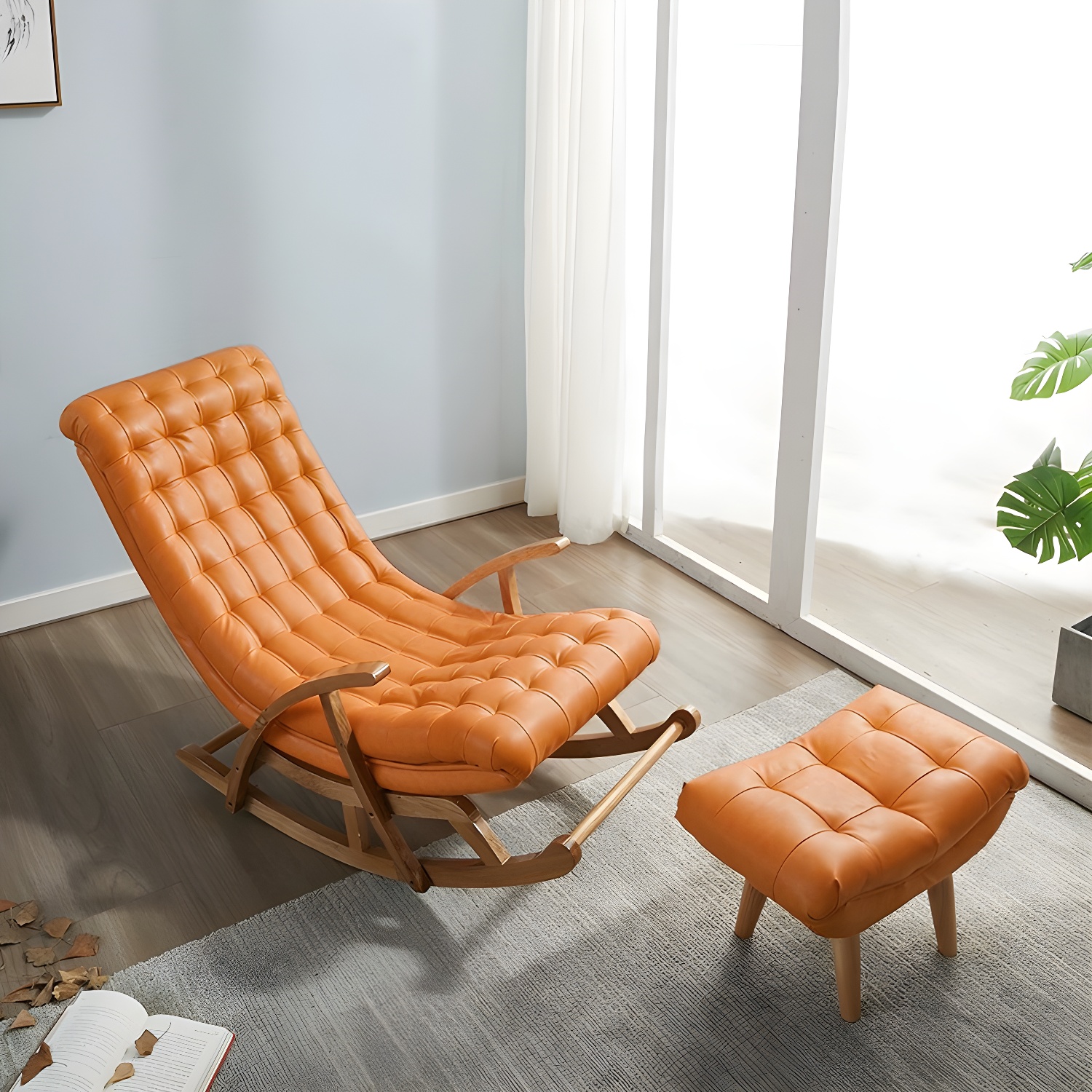 Upholstered Rocking Chair | Ormau - image 10