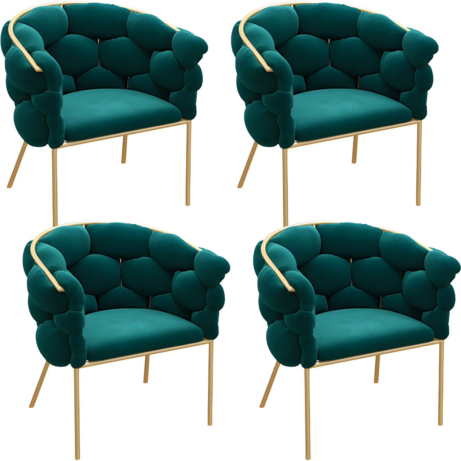 Glam Upholstered Dining Chair | Ormau - image 33
