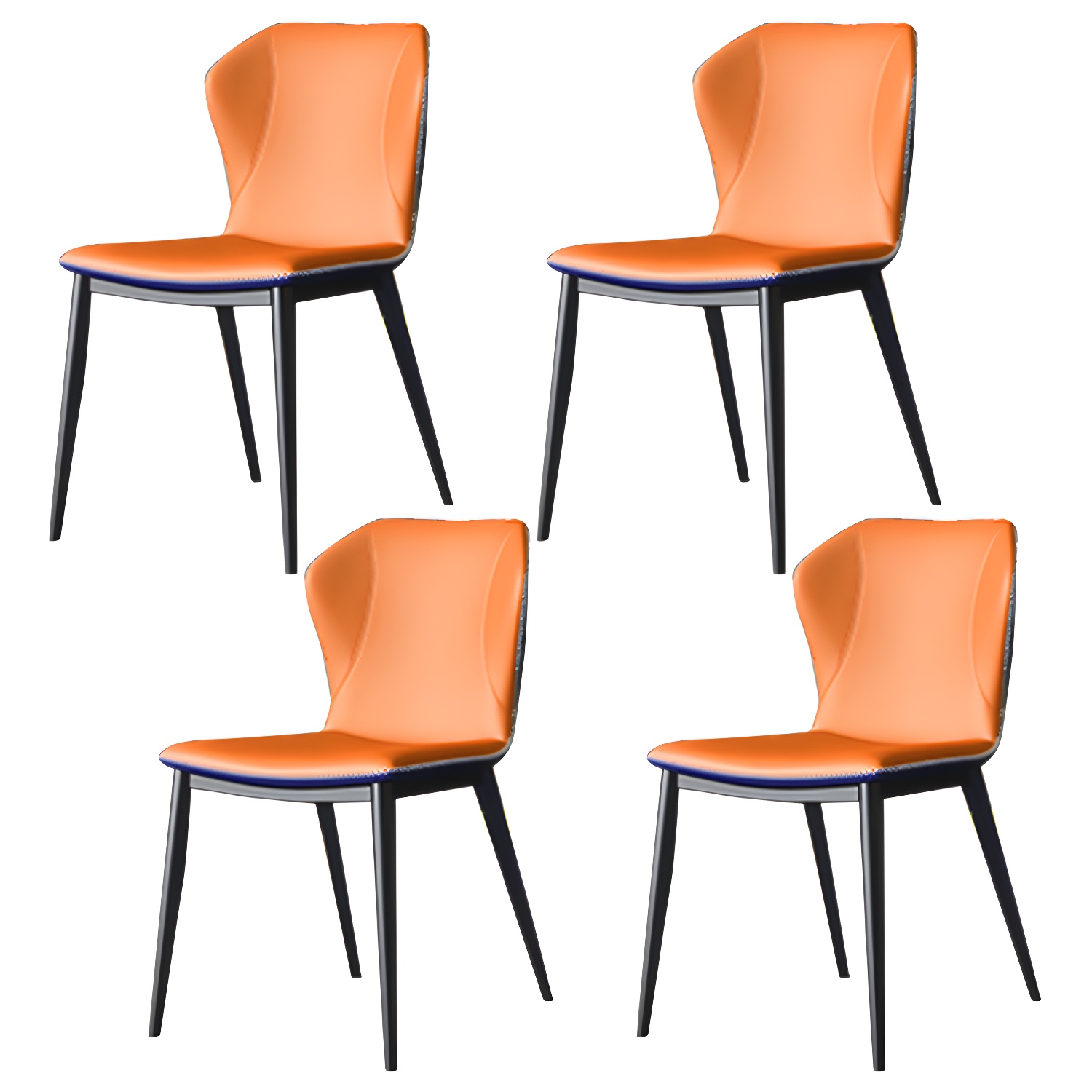 Wingback Leather Dining Chair | Ormau - image 33
