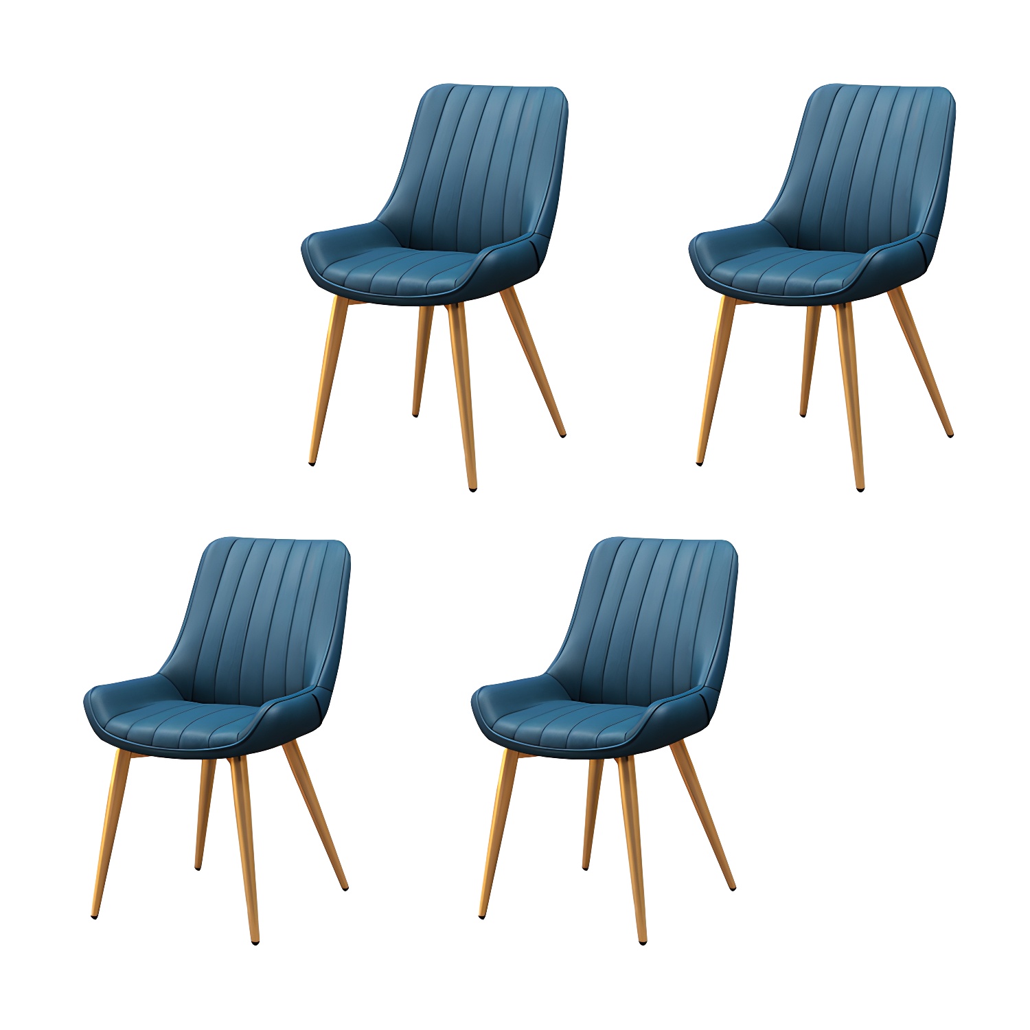 Faux Leather Dining Side Chair | Ormau - image 29
