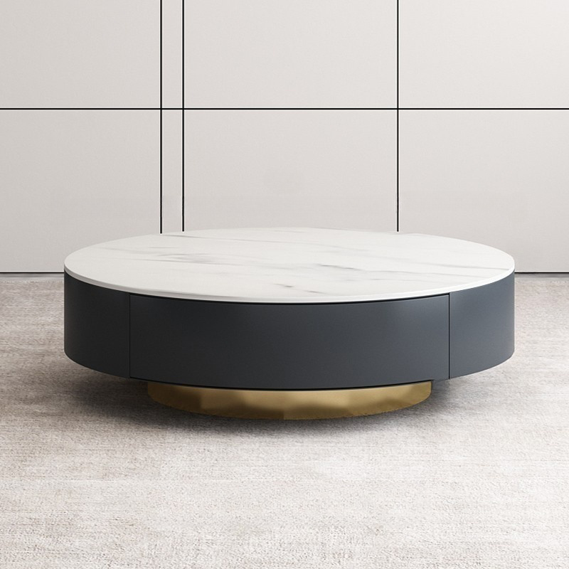 Elegant Stone & Gold Coffee Table | Ormau - image 2