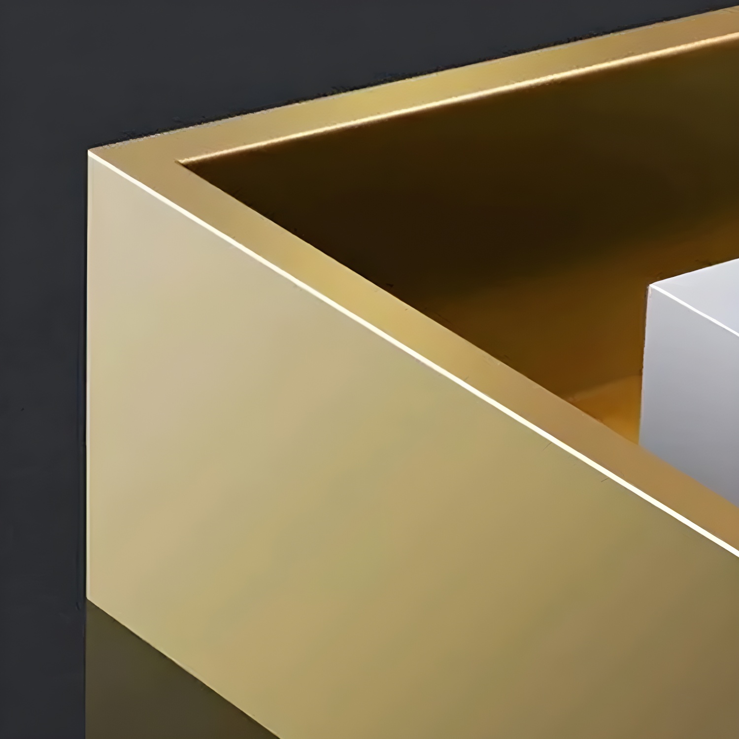 Modern Faux Leather Nightstand | Ormau - image 22