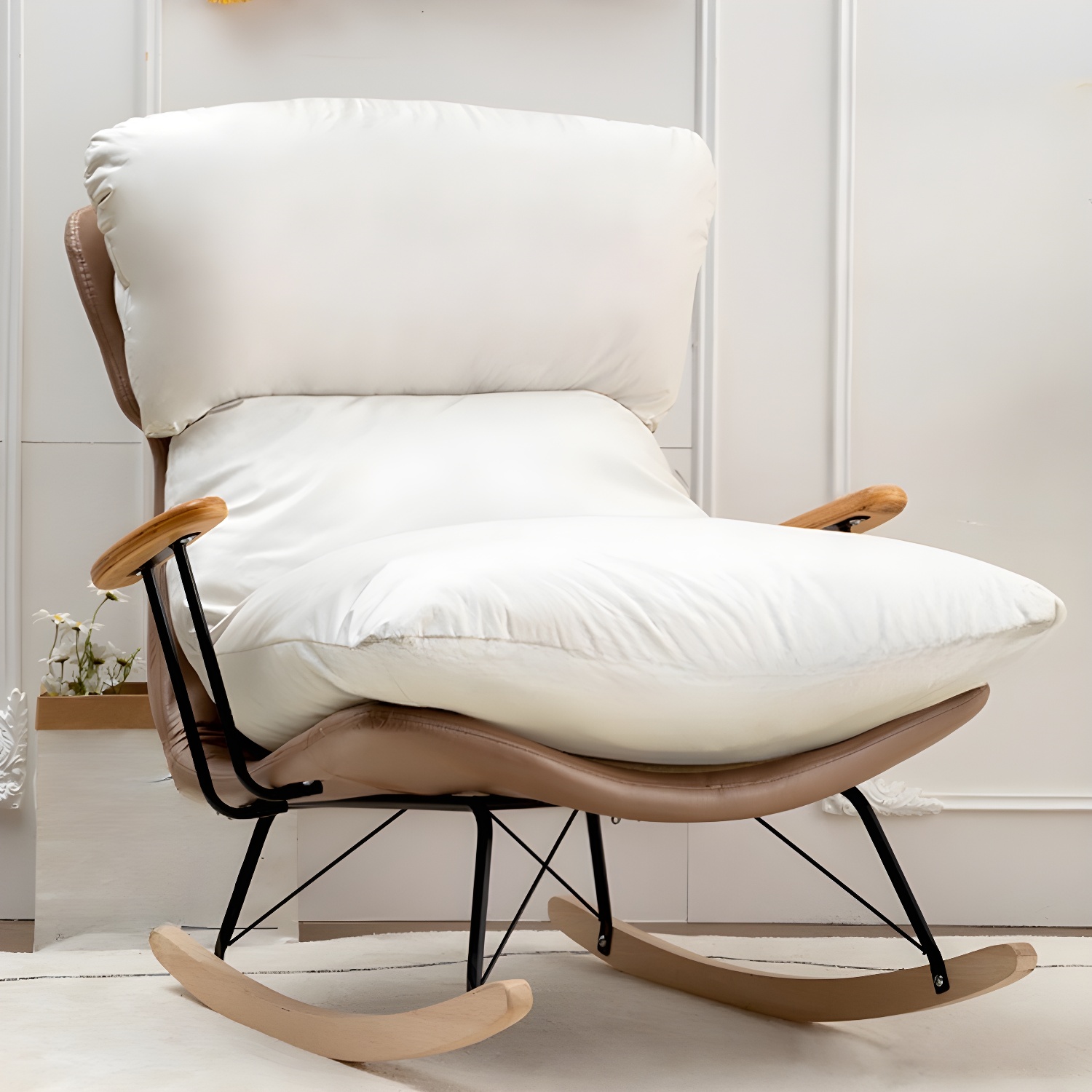 Upholstered Rocking Chair | Ormau - image 1