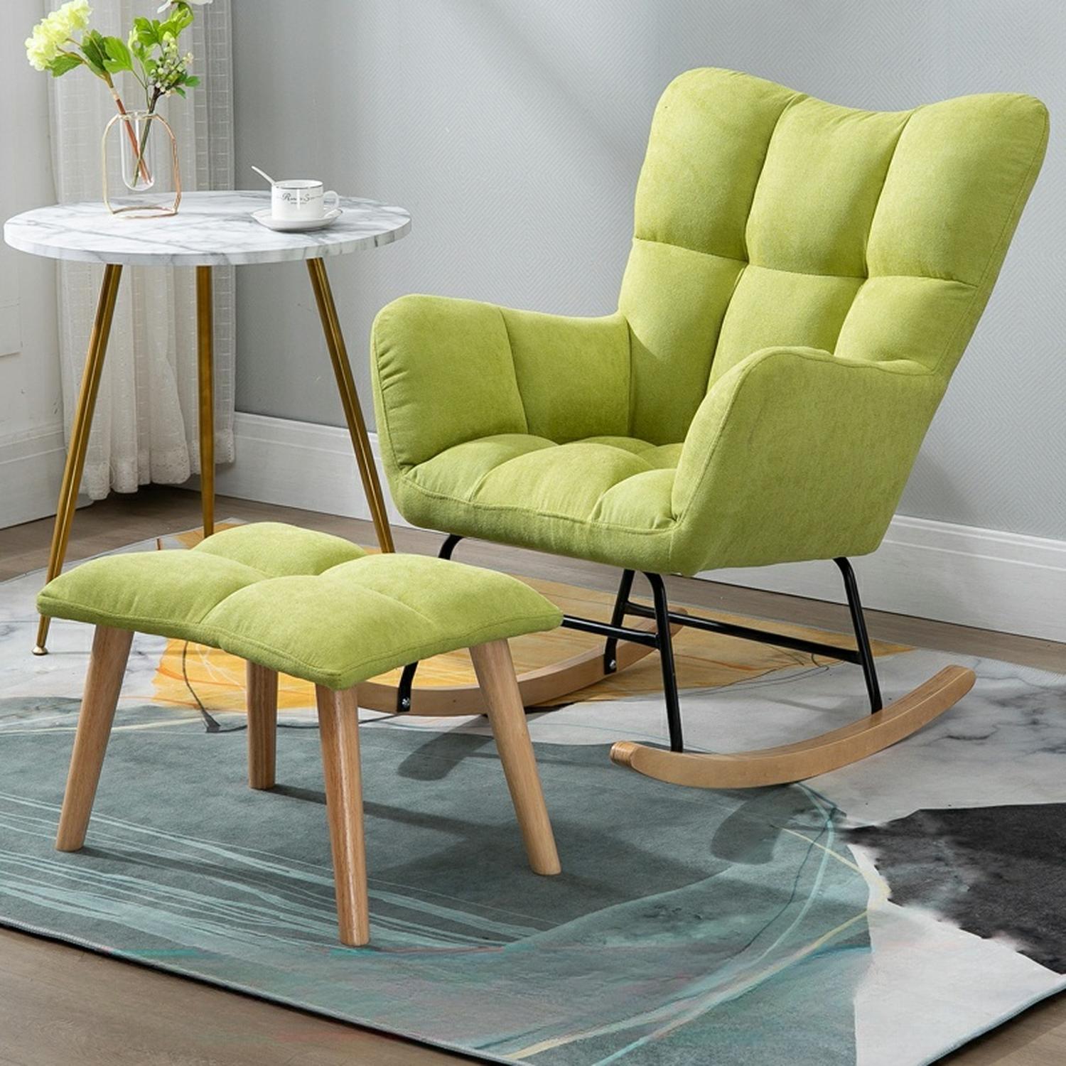 Tufted Rocking Chair | Ormau - image 21