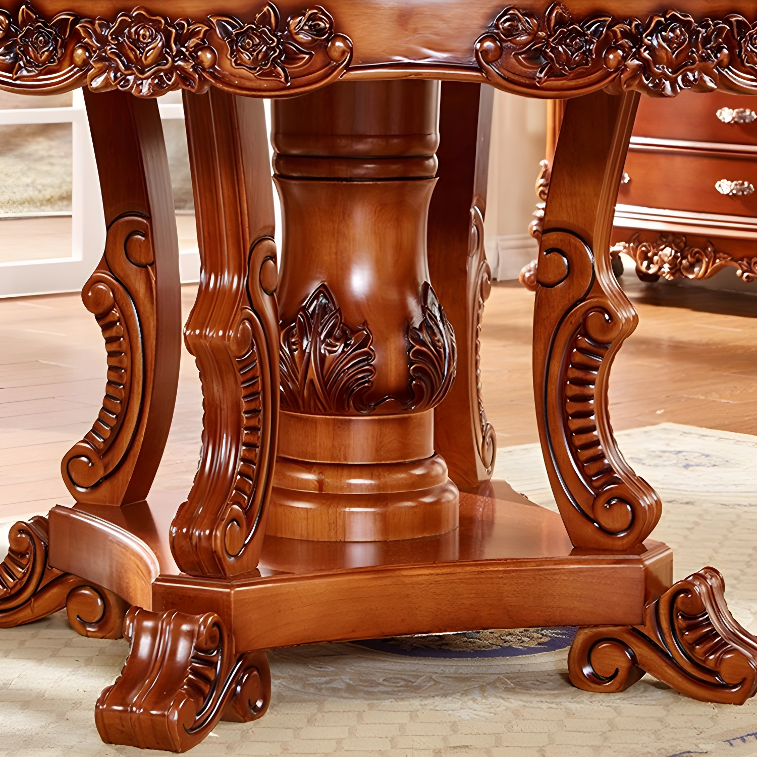 Victorian Round Dining Table | Ormau - image 9