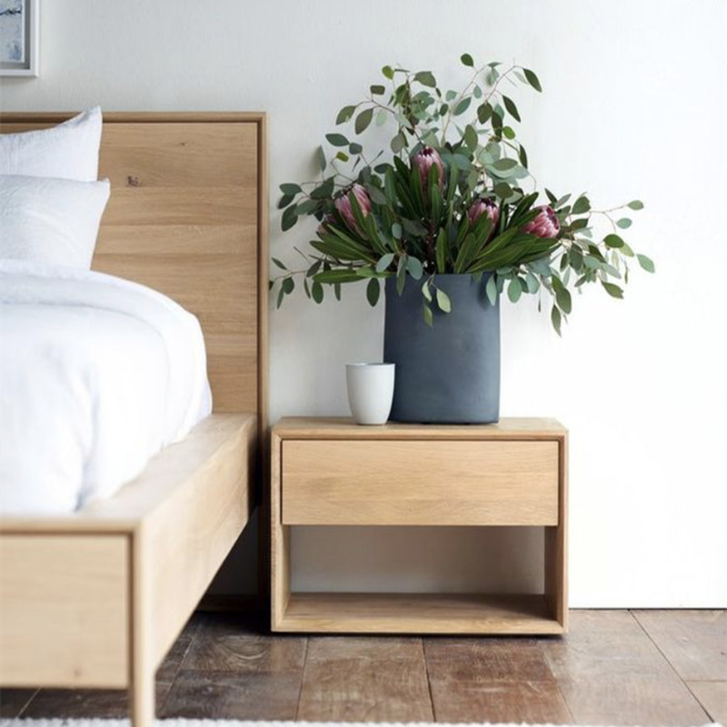 Modish Open Shelf Nightstand | Ormau - image 4