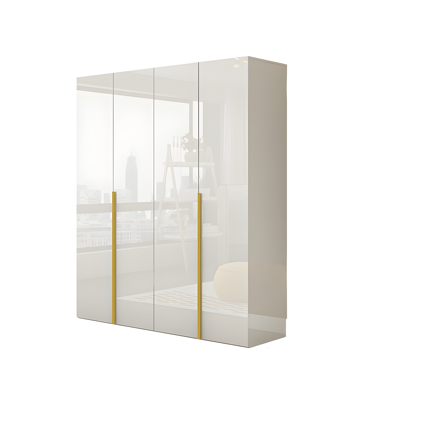 Modern White Wardrobe | Ormau - image 39