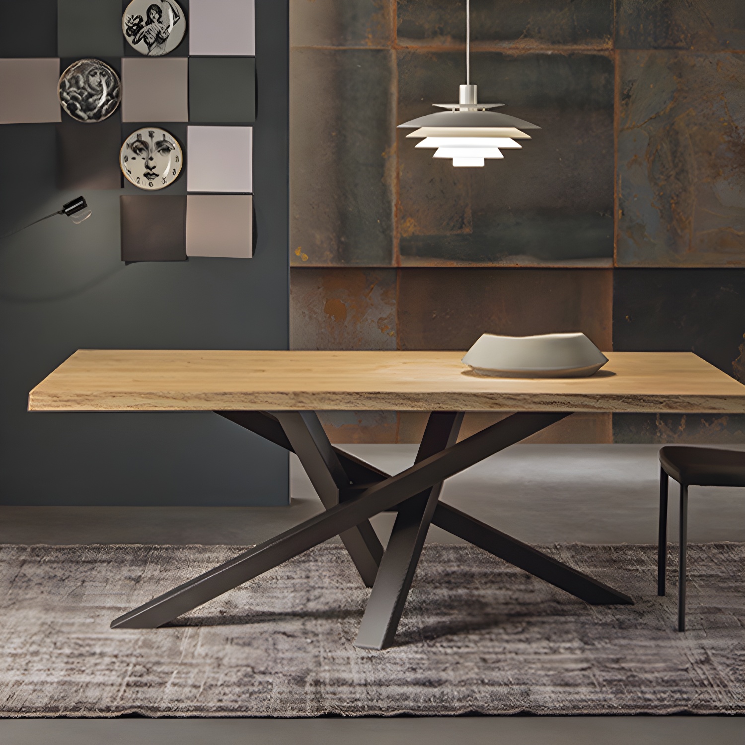 Rectangle Pedestal Dining Table | Ormau - image 3