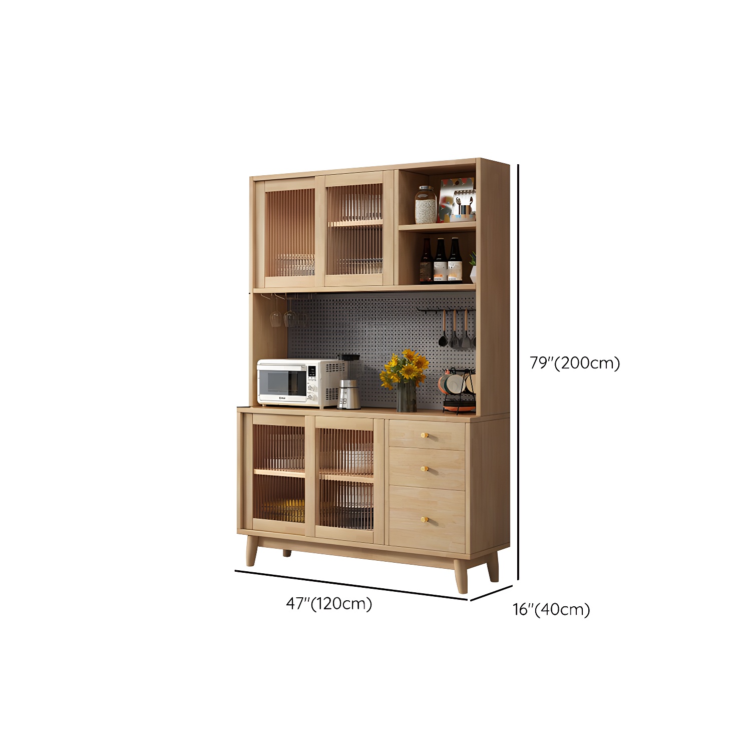Modern Glass Door Sideboard | Ormau - image 17