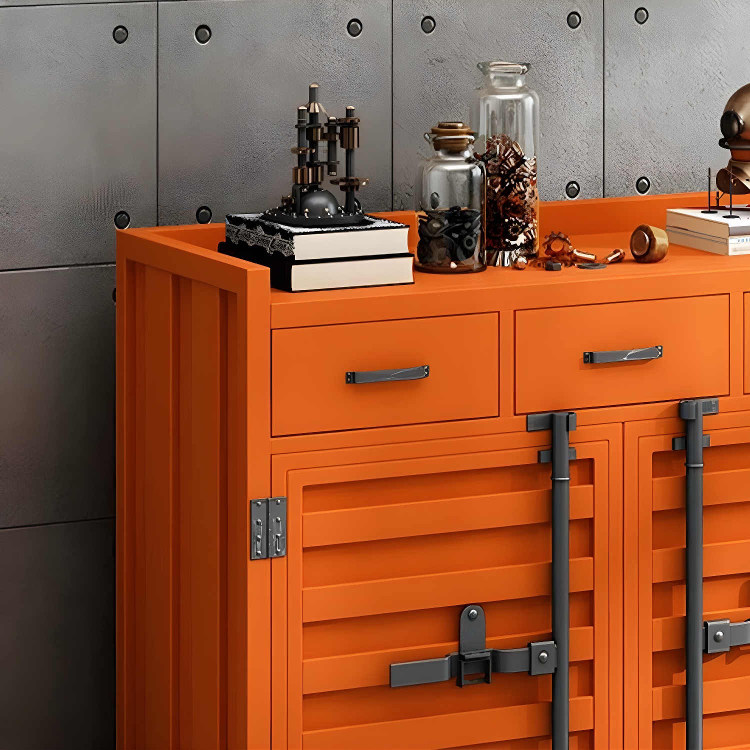 Industrial Metal Sideboard | Ormau - image 10